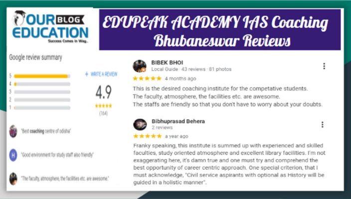EDUPEAK ACADEMY Coaching Bhubaneswar Review