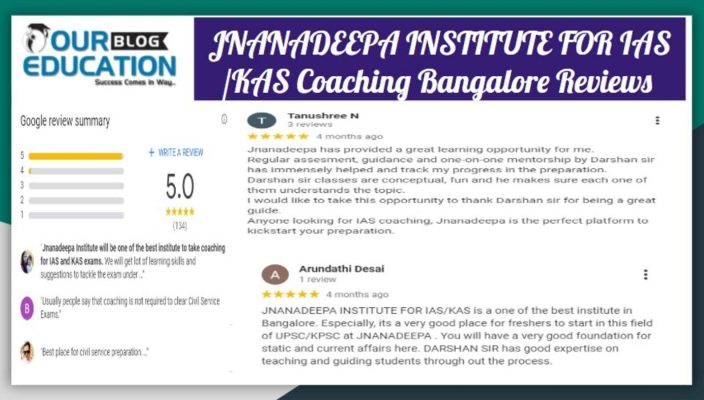 JNANADEEPA INSTITUTE FOR IASKAS Coaching Bangalore Review