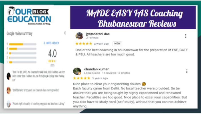MADE EASY IAS Coaching Bhubaneswar Review
