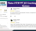 Plutus STEM IIT JEE Coaching in Delhi Review