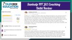 Sankalp IIT JEE Coaching Delhi Review