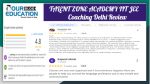 TALENT ZONE ACADEMY IIT JEE Coaching Delhi Review