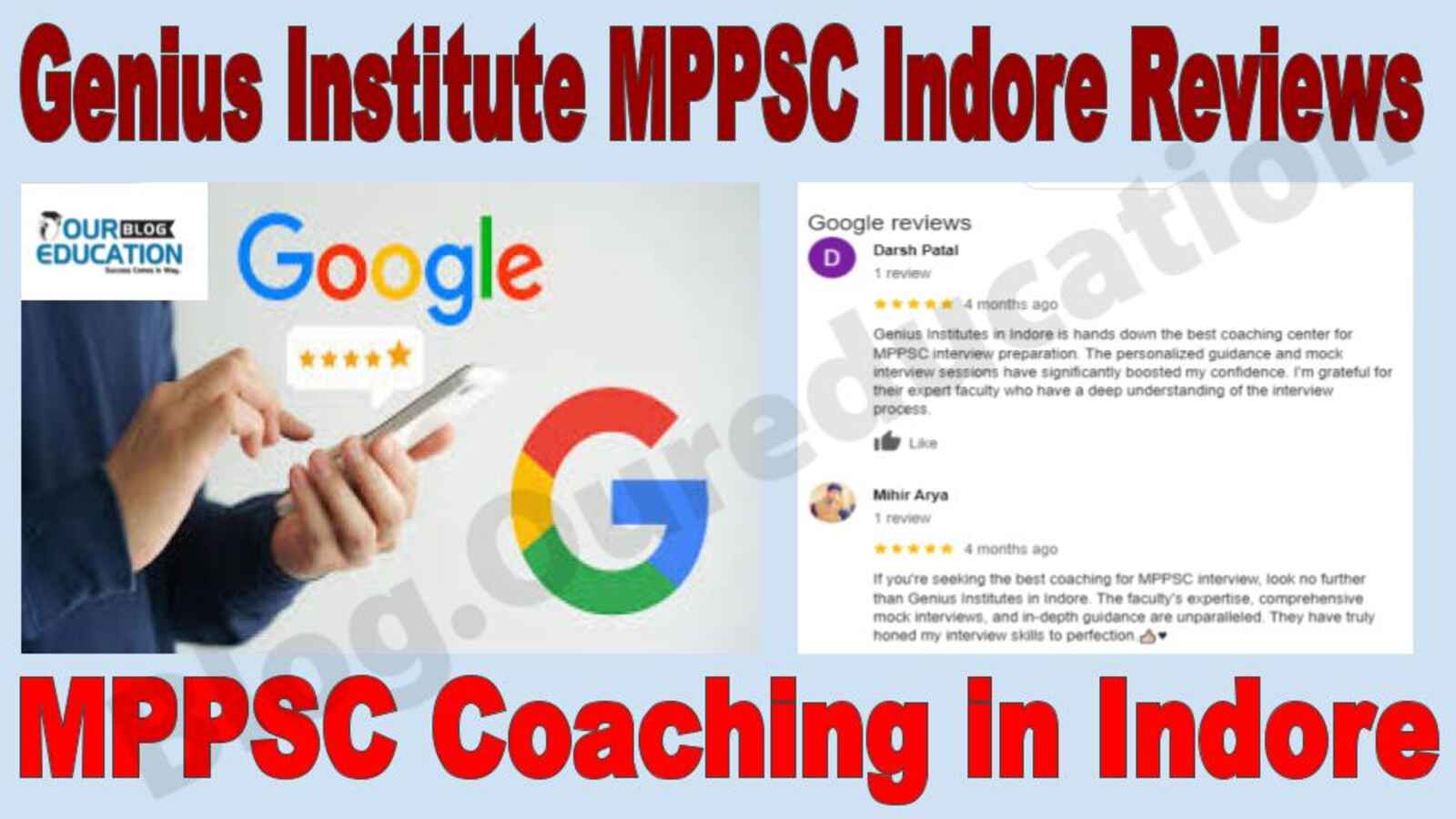 Genius Institute MPPSC Indore Reviews