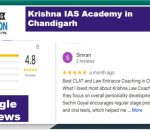Krishna IAS Academy in chandigarh