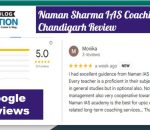 Naman Sharma IAS Academy Chandigarh Reviews