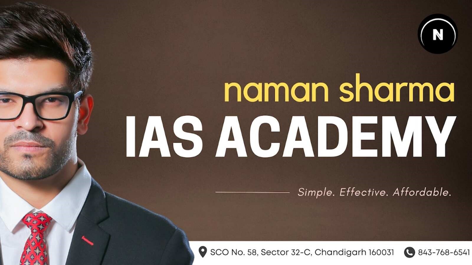 Naman Sharma IAS Academy in Chandigarh