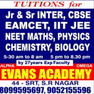 EvansAcademy IIT JEE Coaching in Hyderabad