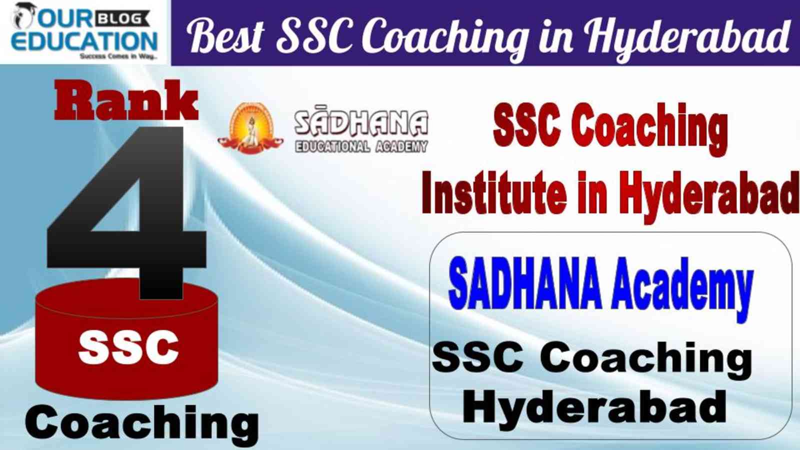 No.4 Best SSC Coaching in Hyderabad Sadhna Academy