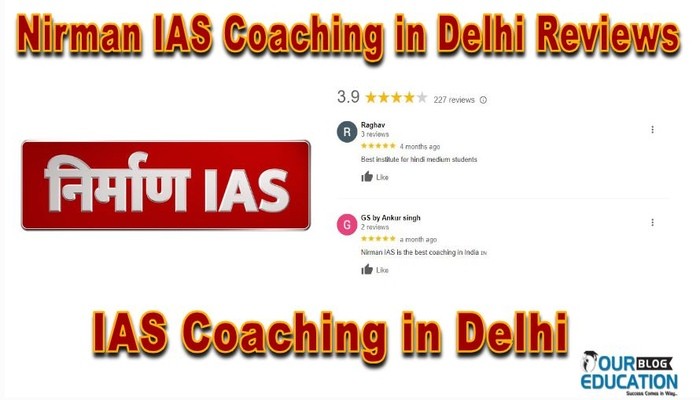 Nirman IAS Coaching in Delhi Reviews
