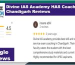 Divine IAS Academy HAS Chandigarh Reviews
