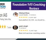 Foundation IAS Coaching Institute in Delhi Reviews