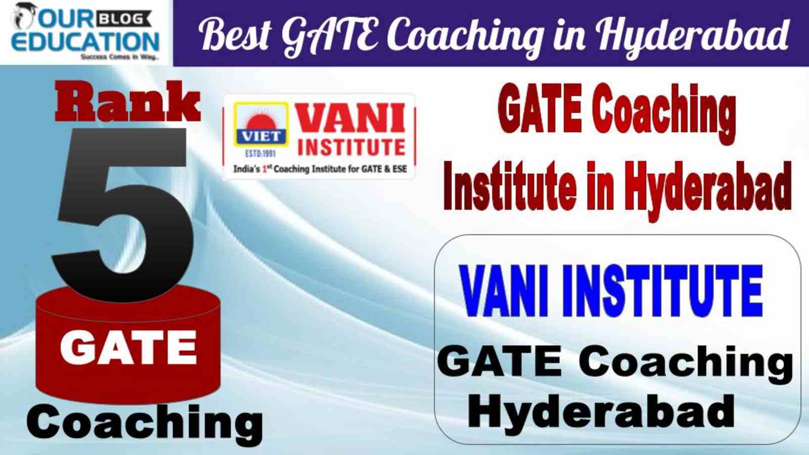 No.5 Gate Coaching in Hyderabad Vaani Institute