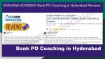 SADHANA ACADEMY Bank PO Coaching in Hyderabad