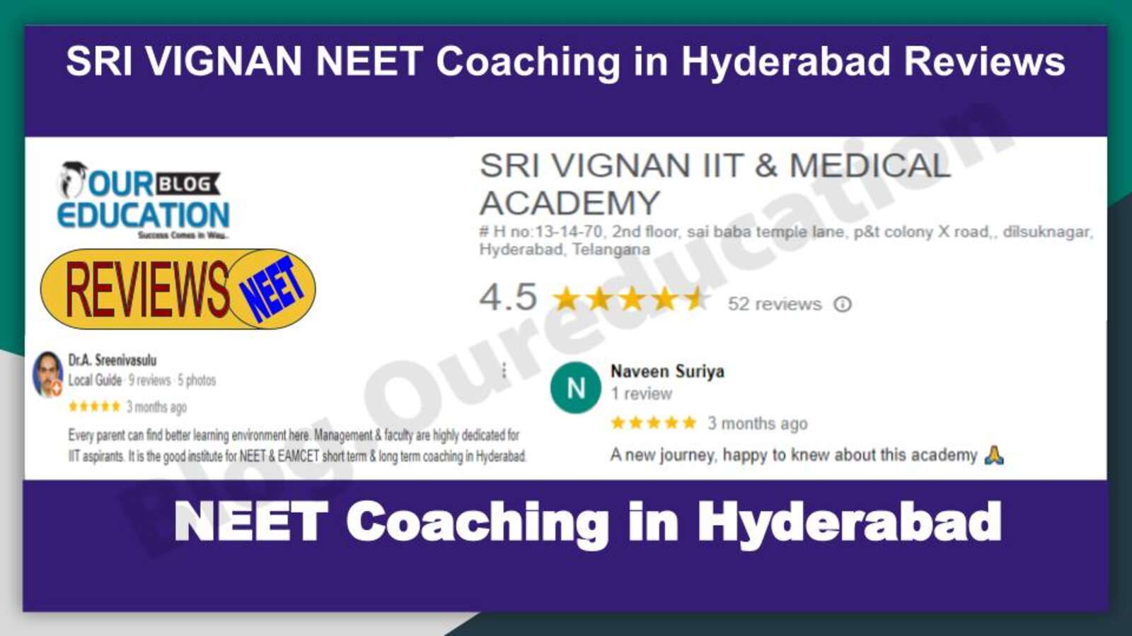 NEET Coaching in Hyderabad