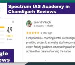 Spectrum IAS Academy chandigarh Reviews here.