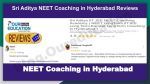 Sri Aditya NEET Coaching in Hyderabad