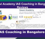 Vasavi Academy IAS Coaching in Bangalore Review