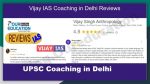 Vijay IAS Coaching in Delhi