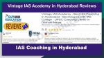 Vintage IAS Academy in Hyderabad