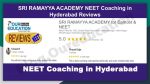 SRI RAMAYYA ACADEMY NEET Coaching in Hyderabad