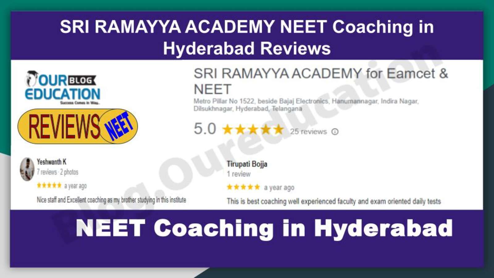  NEET Coaching in Hyderabad