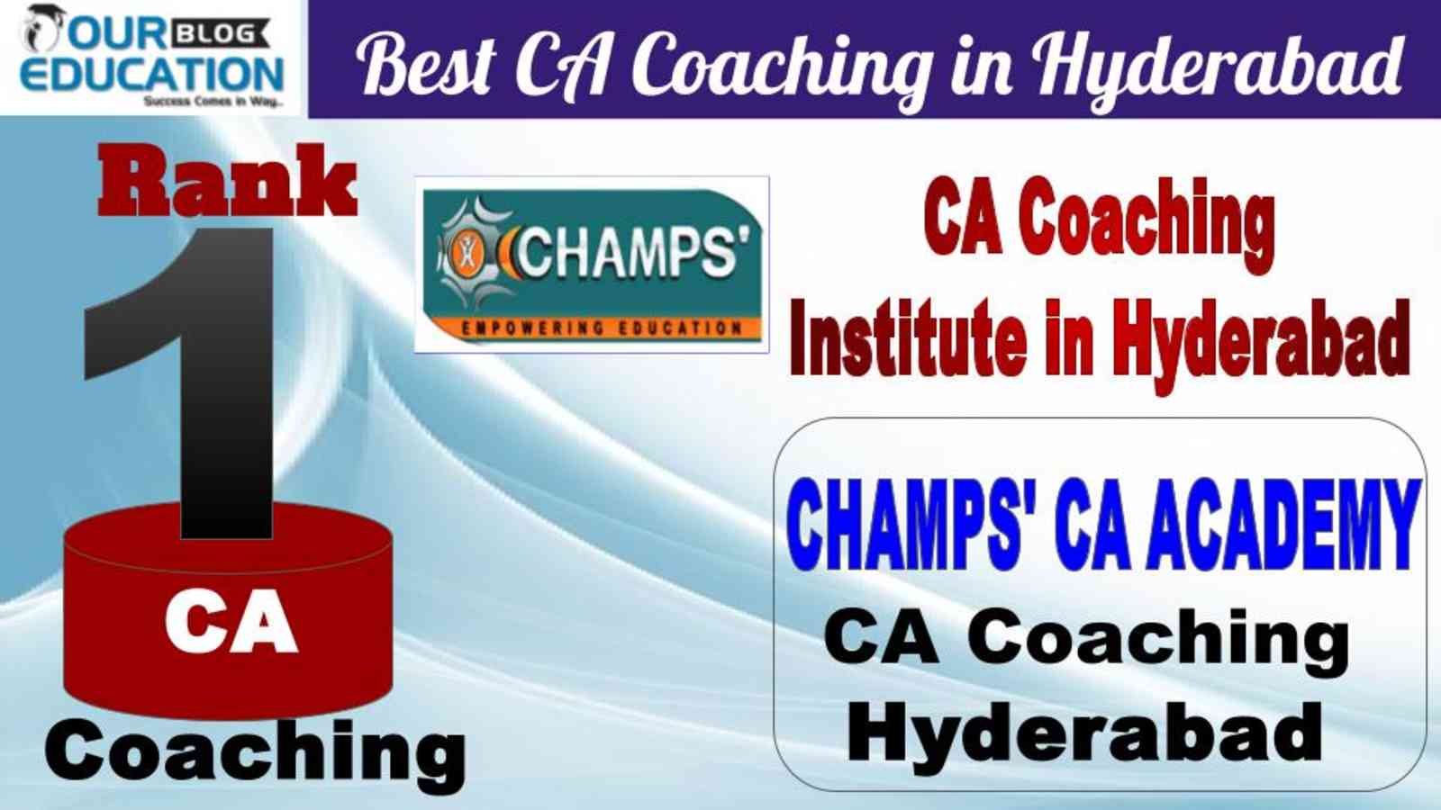 No.1 Best CA Coaching in Hyderabad CHAMPS' CA ACADEMY