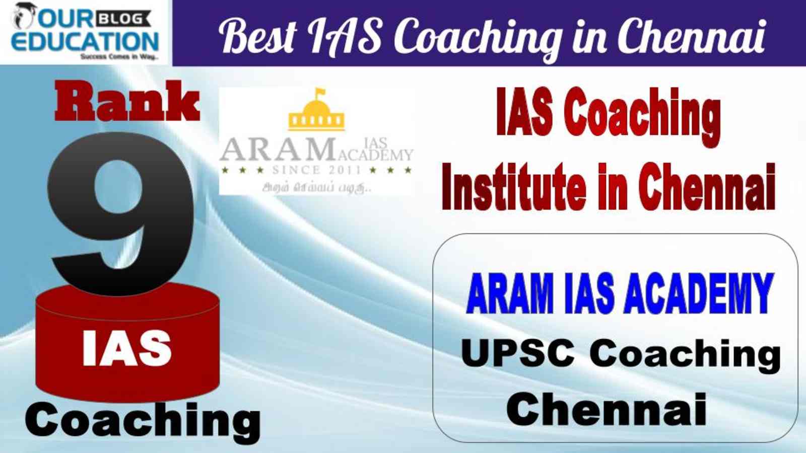 No.9 Best IAS Coaching in Chennai ARAM IAS ACADEMY