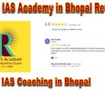 A Rao IAS Academy in Bhopal reviews