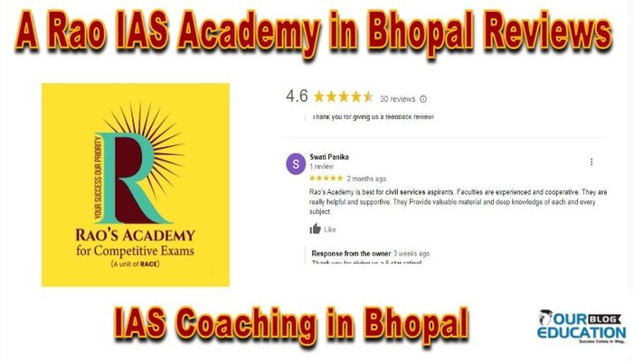 A Rao IAS Academy in Bhopal reviews