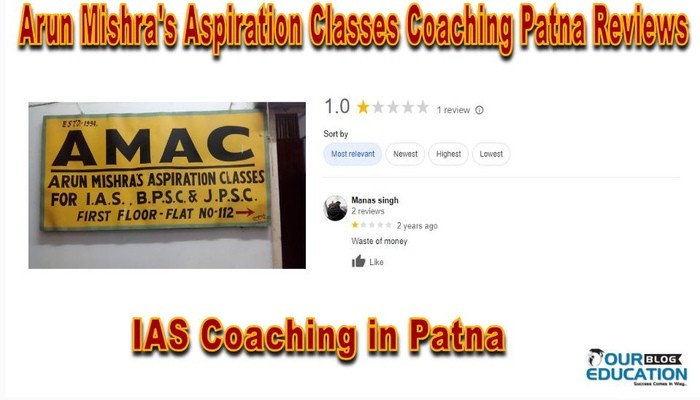 Arun Mishra's aspiration classes coaching patna reviews