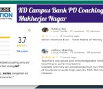 KD Campus Bank PO Coaching Review Mukherjee Nagar