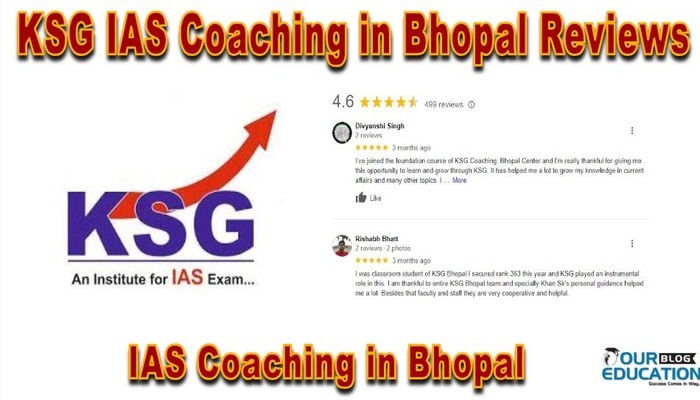 KSG IAS Coaching in Bhopal reviews