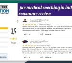 Pre Medical Coaching Resonance Reviews