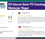 SD Educom Bank PO Coaching Review Mukherjee Nagar