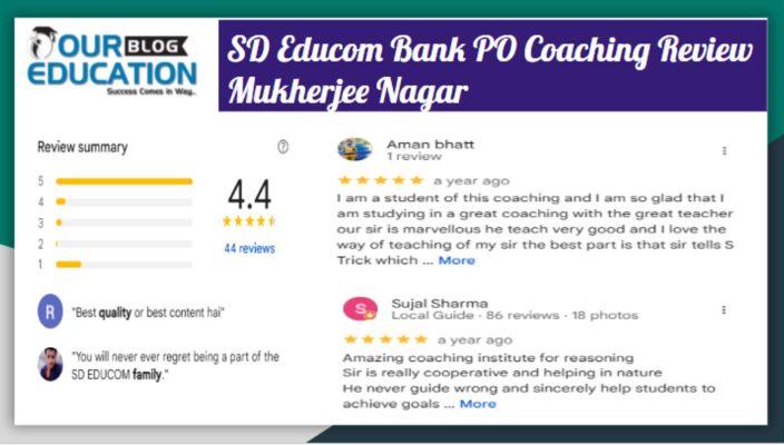 SD Educom Bank PO Coaching Review Mukherjee Nagar