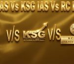 UPSC Coaching in Hyderabad Comparison AKS IAS VS KSG IAS VS RC Reddy