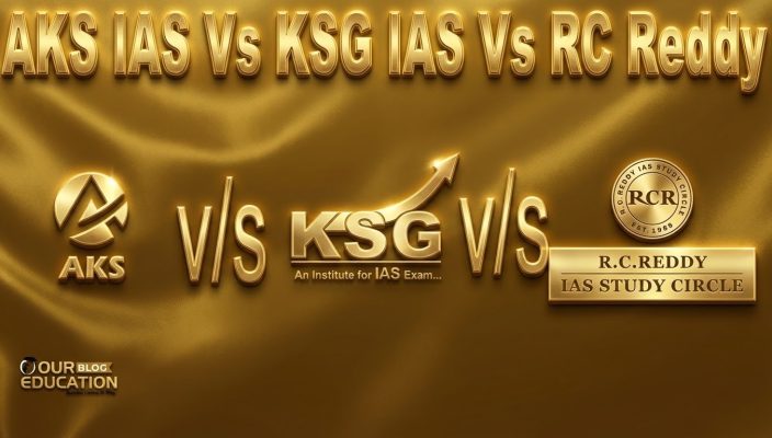 UPSC Coaching in Hyderabad Comparison AKS IAS VS KSG IAS VS RC Reddy
