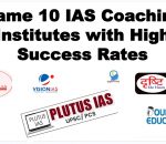 name 10 top ias coaching with high success rate