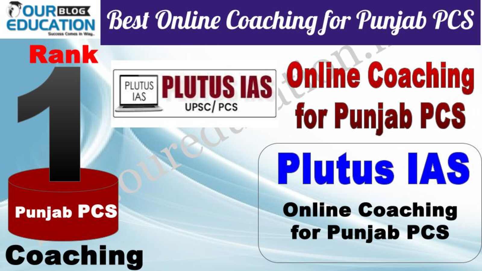 Rank 1 Plutus IAS Best Online Coaching for Punjab PCS