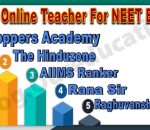 Top Online Teacher For NEET Exam