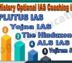 Best History Optional IAS Coaching Institutes in Delhi