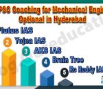Best UPSC Coaching Institute for Mechanical Engineering Optional in Hyderabad