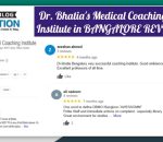 Dr. Bhatia's Medical Coaching Institute BANGALORE REVIEWS