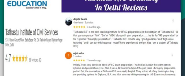 Tathastu IAS Coaching Delhi Reviews