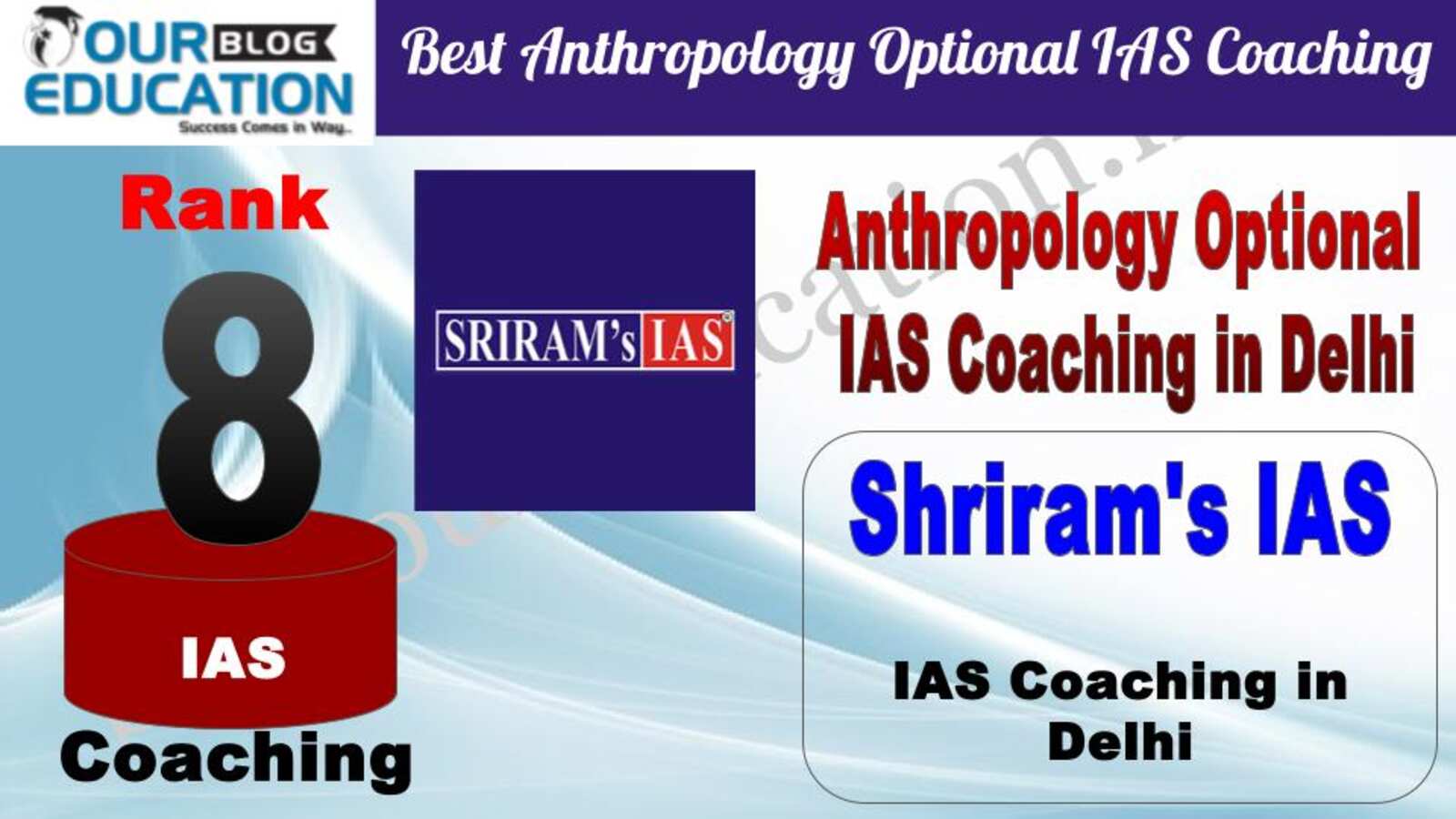 8. Sriram IAS Best Anthropology Optional IAS Coaching in Delhi