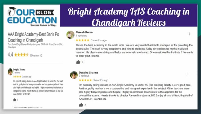Bright Academy IAS Coaching in Chandigarh Review
