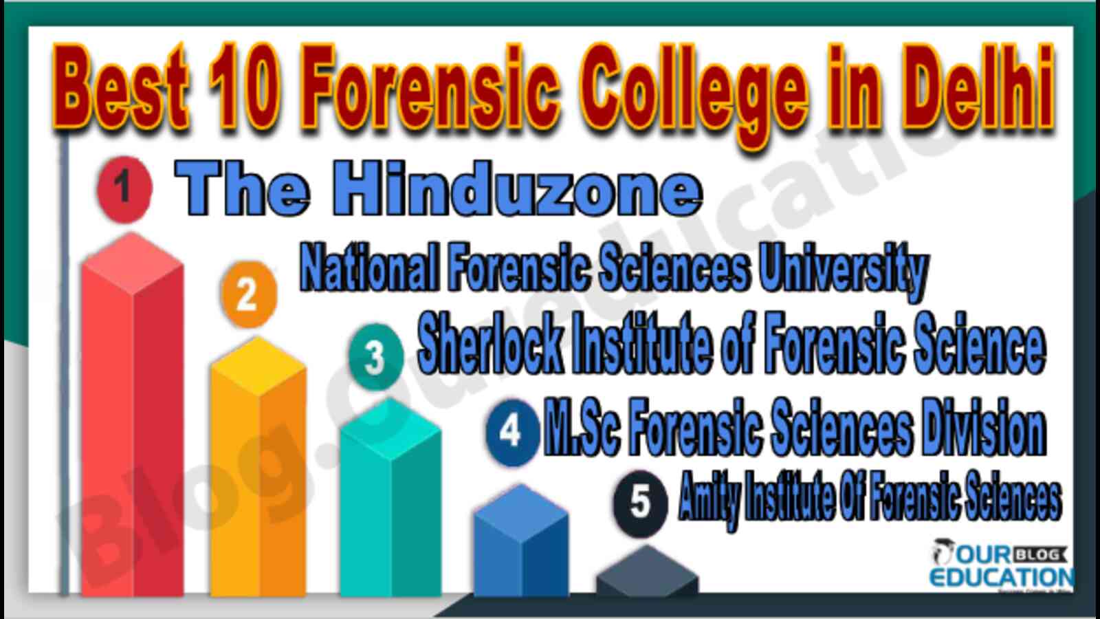 Best 10 Forensic College in Delhi