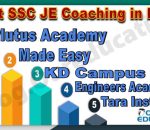 Top SSC JE Coaching institute in Delhi