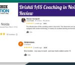 Drishti IAS Coaching in Noida Review