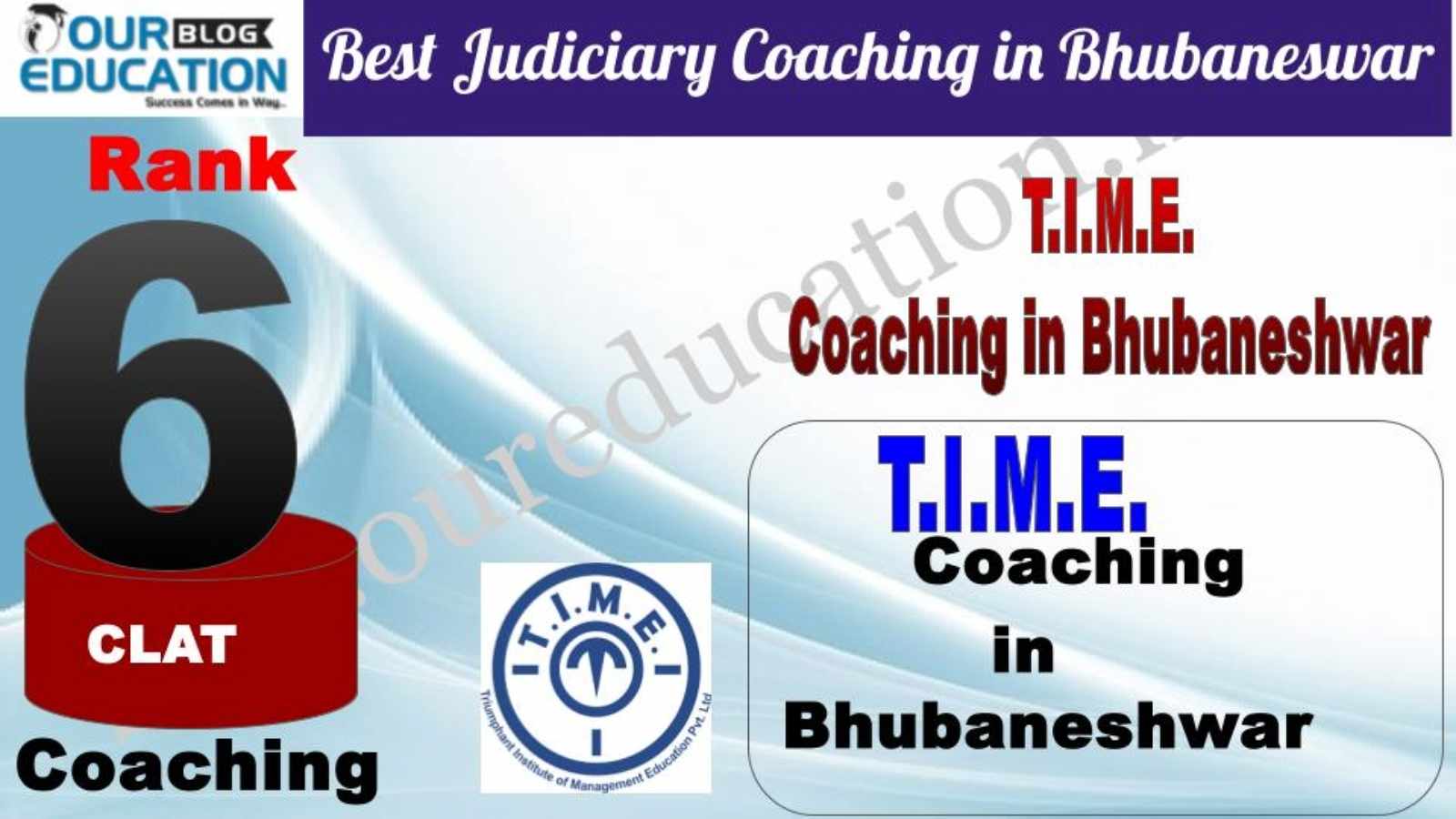 6. T.I.M.E. CLAT Coaching in Bhubaneshwar